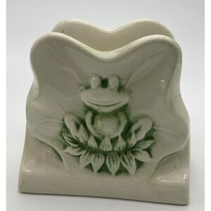 Cute Frog Sponge Holder Ceramic Hobbyist Made